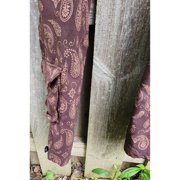 RGSTR Pants Mens Large Brown Cargo Paisley - Picture 7 of 13